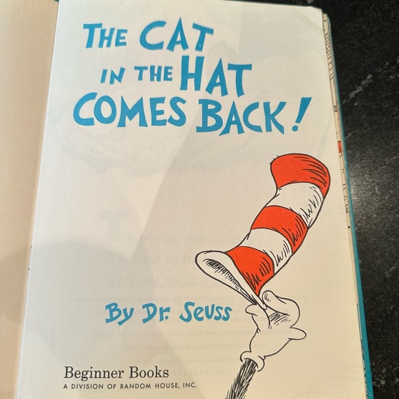 Collectors 1958 Dr Seuss”Cat in the Hat Comes Back” children’s book. - Picture 3 of 5